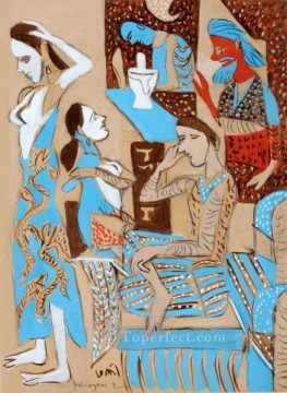 KG スブラマニャン インディアン Oil Paintings